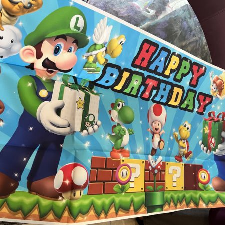 Super Mario Bros Party Supplies Birthday Balloons Banner Cake Toppers For Decor