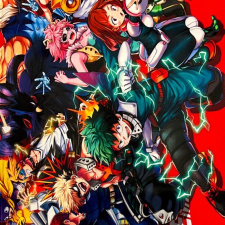 Anime Large Gaming Mouse Pad Anti-Slip Desk Keyboard Mat PC Mat My Hero Academy
