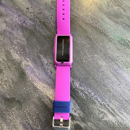 more Fit Fitness Tracker, Waterproof Activity Tracker USB Smart Watch Purple