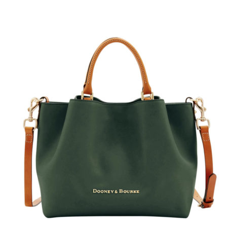 DOONEY & BOURKE nwt LARGE City BARLOW leather FOREST GREEN