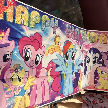 My Little Pony Unicorn Balloons Birthday Party Cake Topper Cupcake Supplies