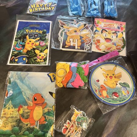 133 Piece Pokémon Birthday Decorations and Party Supplies Pokemon Party Balloon