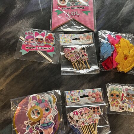 102 Pieces LOL SURPRISE! Birthday Party Supplies -