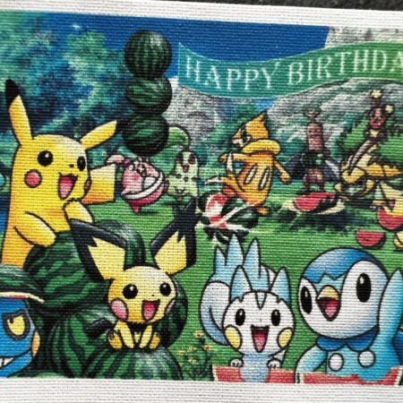 Pokemon Backdrop Banner Video Game Birthday Party 5x7 Ft