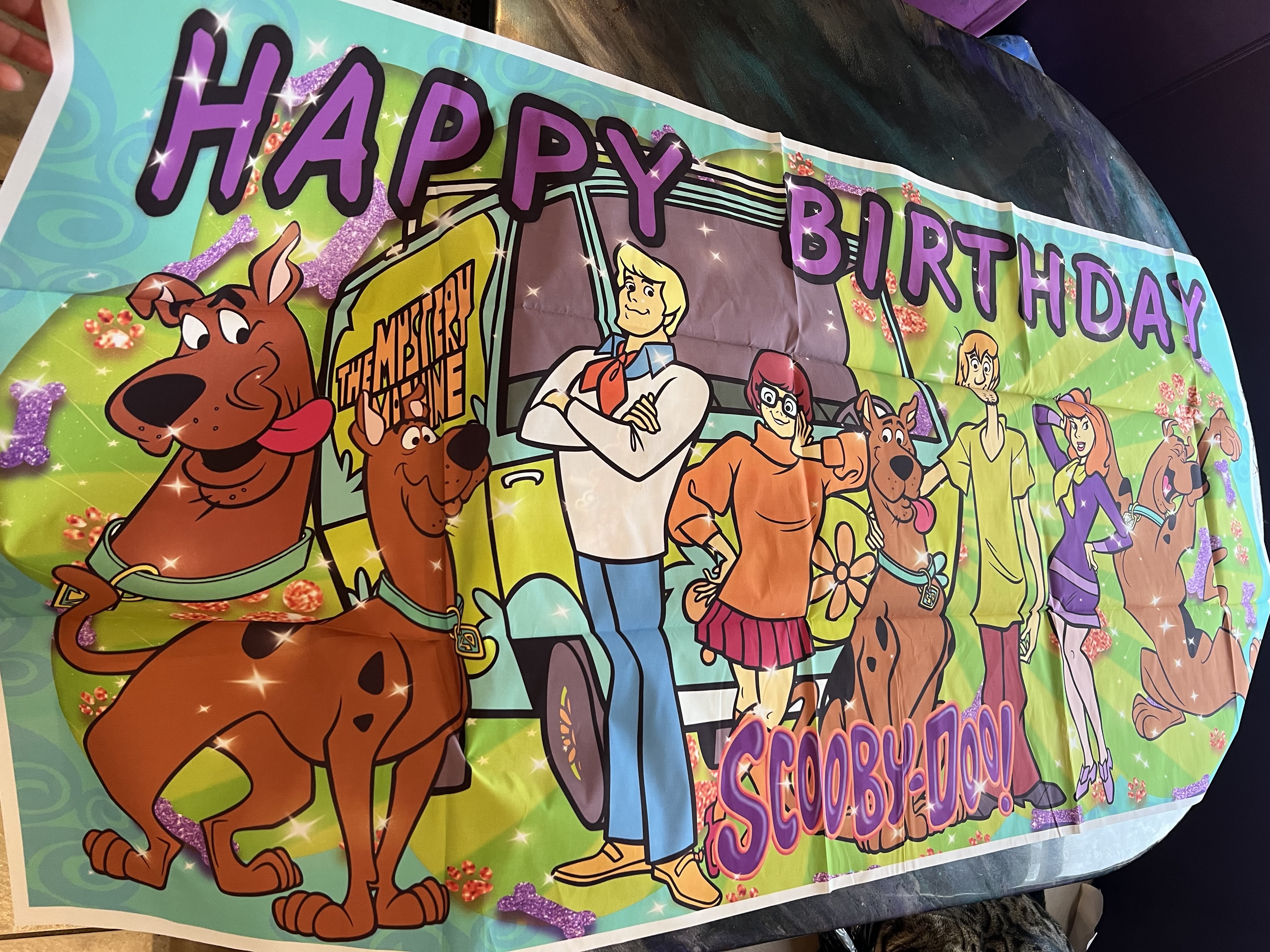 SCOOBY DOO Birthday Party Kit Plates Banner Cupcake Decorations Cake Topper