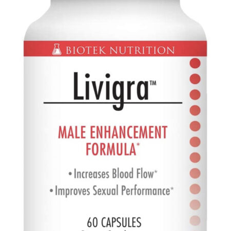 Livigra Male Performance Enhancement Formula Increases Blood Flow 60 Capsules