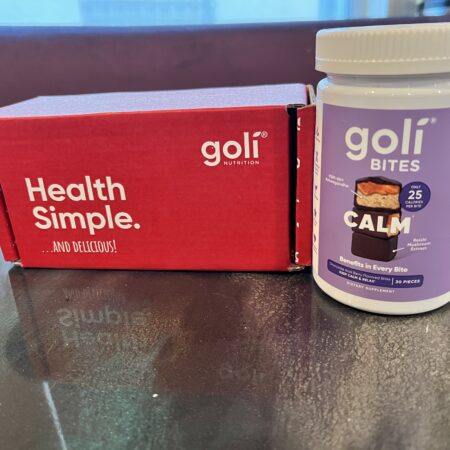 Goli Bites CALM for Stress Reduction, Relaxation 30 Pieces CHOCOLATE ACAI BERRY