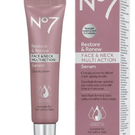 Boots No. 7 Restore and Reface and Neck Multi Action Serum - 1oz