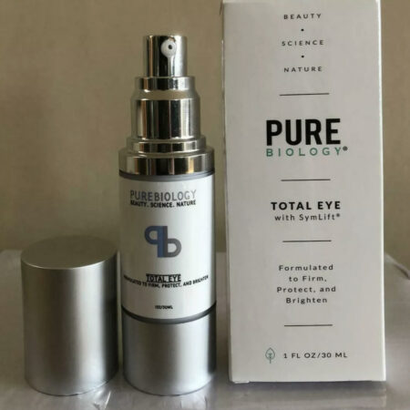 Pure Biology Premium Total Eye Cream Serum Anti Aging Vitamin C E