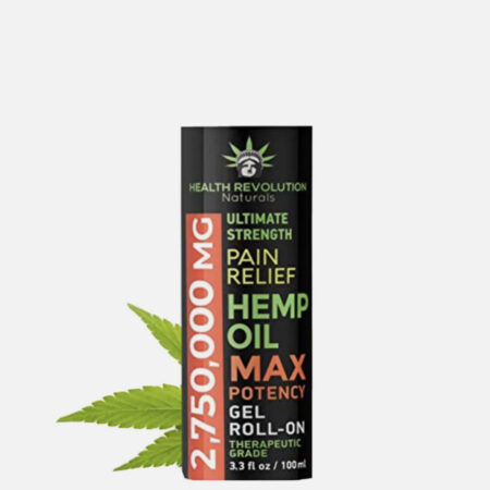 Hemp Pain Relief Roll On Gel Arthritis, Muscle, Joint & Back Pains 3.3 Oz