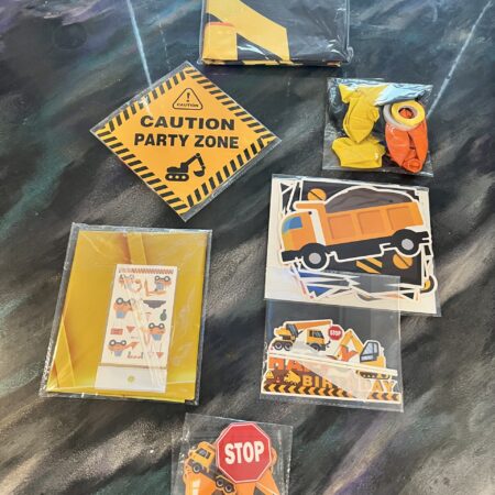 Construction Birthday Party Supplies Dump Truck Party Decorations Kit 5x7 Banner